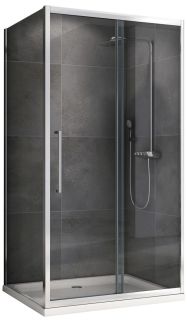 Душевой уголок ABBER Schwarzer Diamant AG30140H-S70 140x70см хром